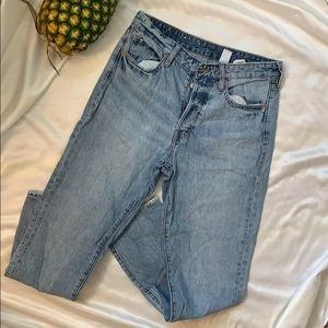 High waist vintage Aesthetic Jeans